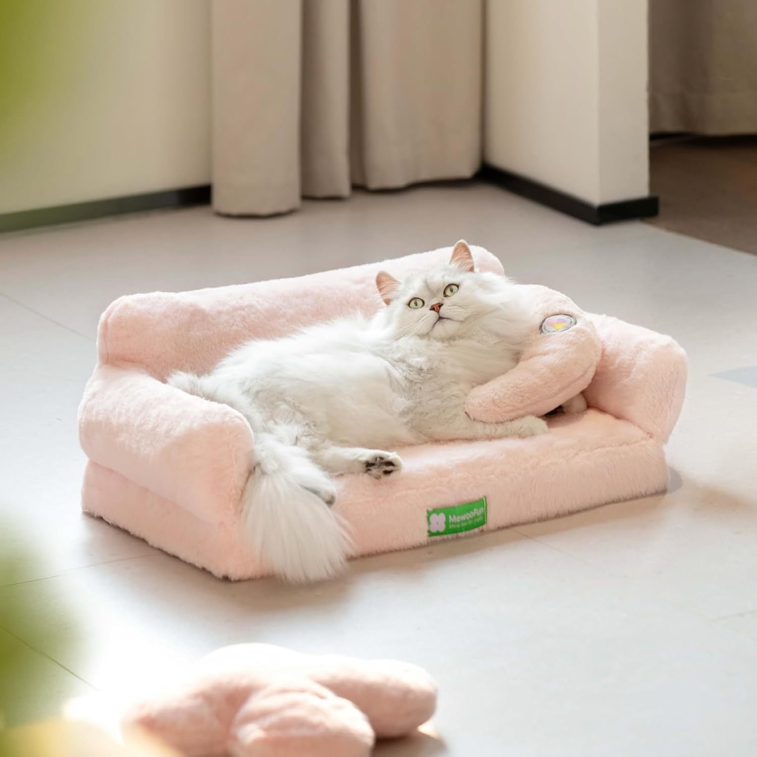 Fluffy Cat Sofa Bed